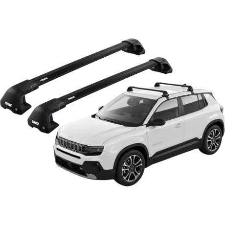 Barras THULE EDGE Flush para autos JEEP Avenger desde 2023 negro