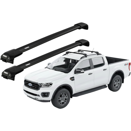 Barras THULE EDGE Flush para autos FORD Ranger 2011 a 2022 negro
