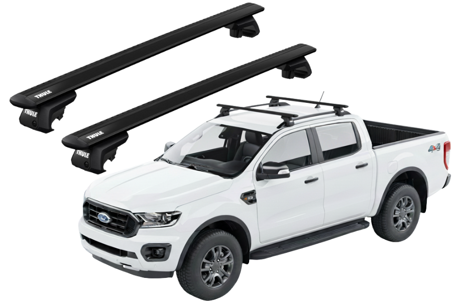 Barras THULE EVO WingBar para camioneta FORD Ranger desde 2011 negro