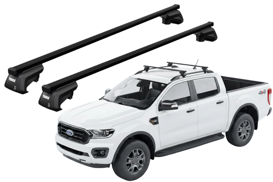Barras THULE EVO SquareBar para camioneta FORD Ranger desde 2011