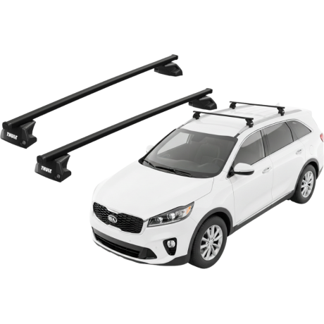 Barras THULE EVO SquareBar para autos KIA Sorento 2015 a 2020