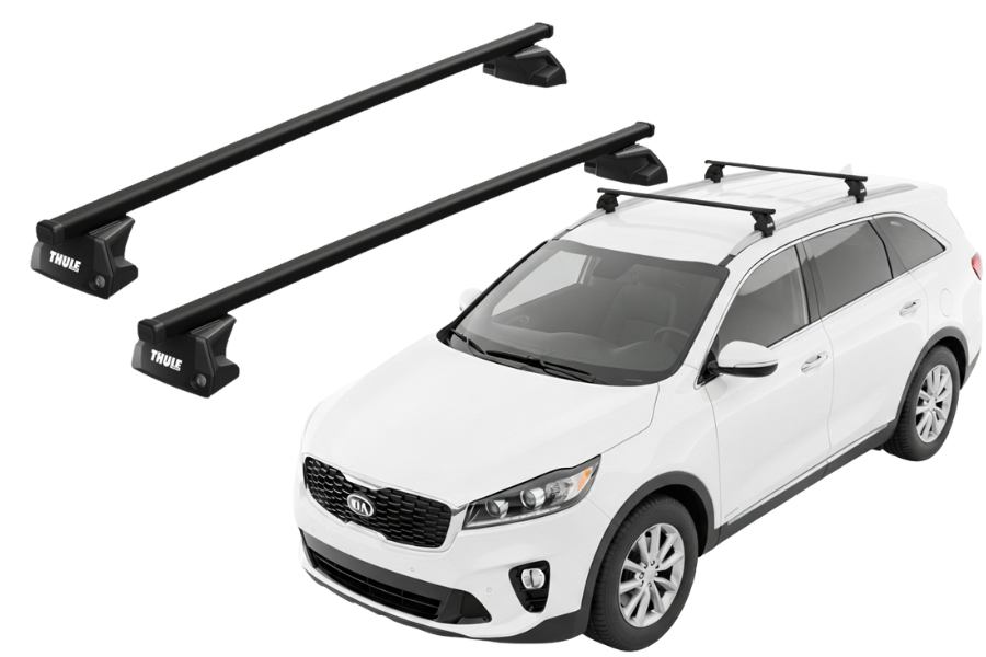 Barras THULE EVO SquareBar para autos KIA Sorento 2015 a 2020