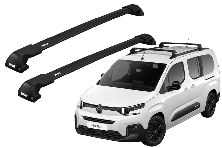 Barras Thule CITROEN Berlingo Multispace 19- RA / EDGE Flush BLACK