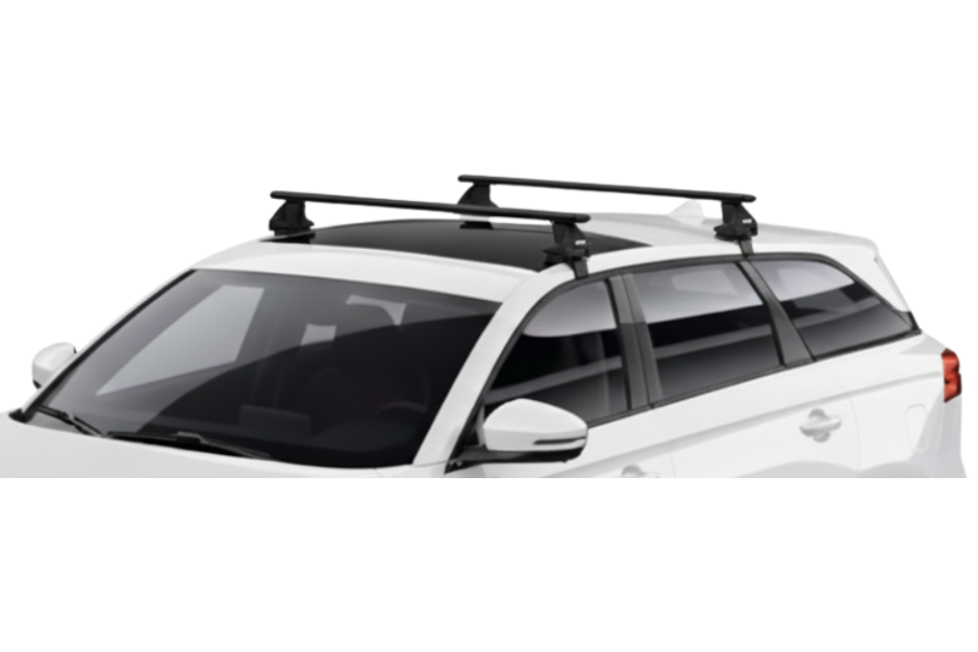 Barras THULE EVO WingBar para autos CHANGAN X7 Plus desde 2021 negro