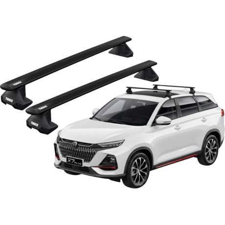 Barras THULE EVO WingBar para autos CHANGAN X7 Plus desde 2021 negro