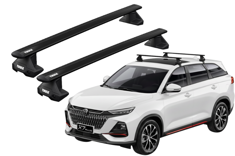 Barras THULE EVO WingBar para autos CHANGAN X7 Plus desde 2021 negro