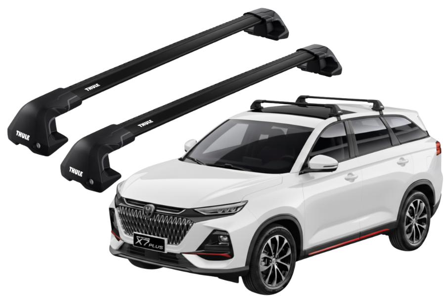 Barras THULE EDGE Flush para autos CHANGAN X7 Plus desde 2021 negro