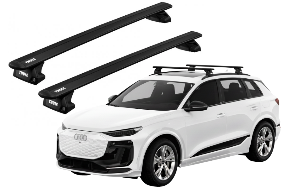 Barras THULE EVO WingBar para autos AUDI Q6 e-tron desde 2024 - negro
