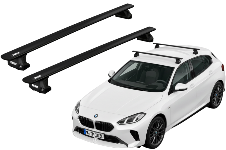 Barras THULE EVO WingBar para autos BMW 1-series desde 2025 negro
