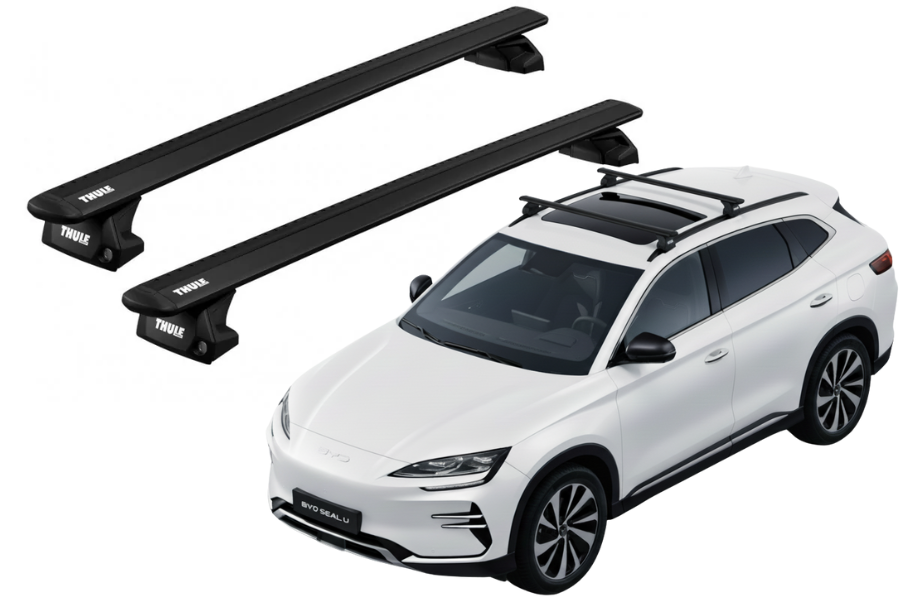 Barras THULE EVO WingBar para autos BYD Seal U desde 2024 negro