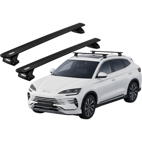 Barras THULE EVO WingBar para autos BYD Song Plus desde 2020 - negro