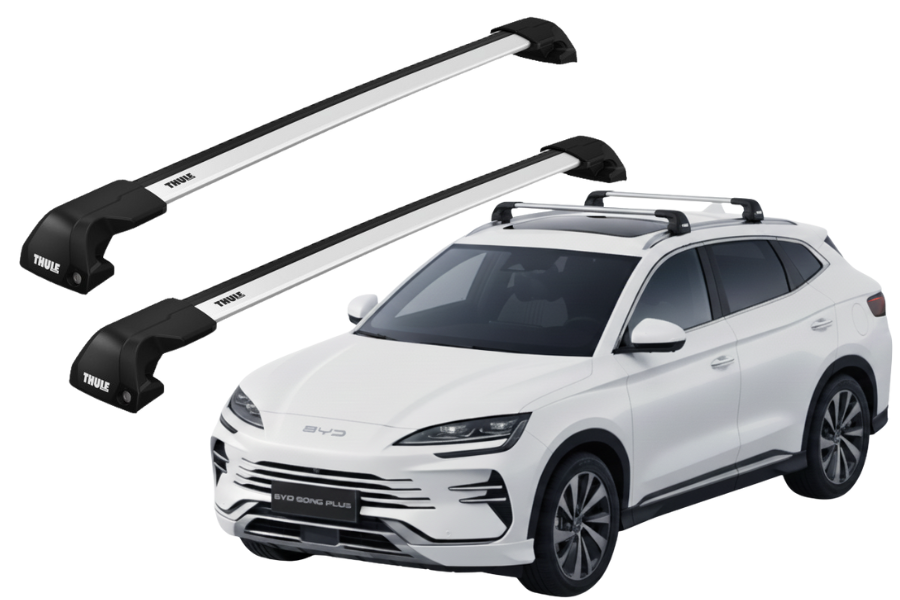 Barras THULE EDGE Flush para autos BYD Song Plus desde 2020 -