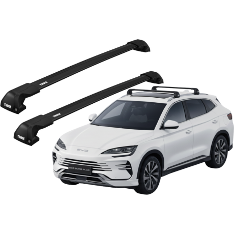 Barras THULE EDGE Flush para autos BYD Song Plus desde 2020 - negro