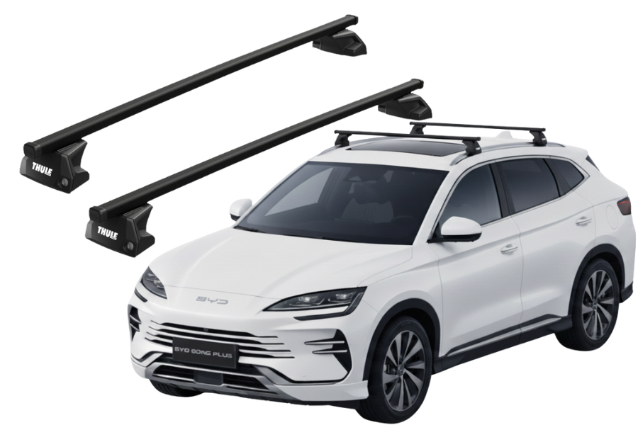 Barras THULE EVO SquareBar para autos BYD Song Plus desde 2020 -
