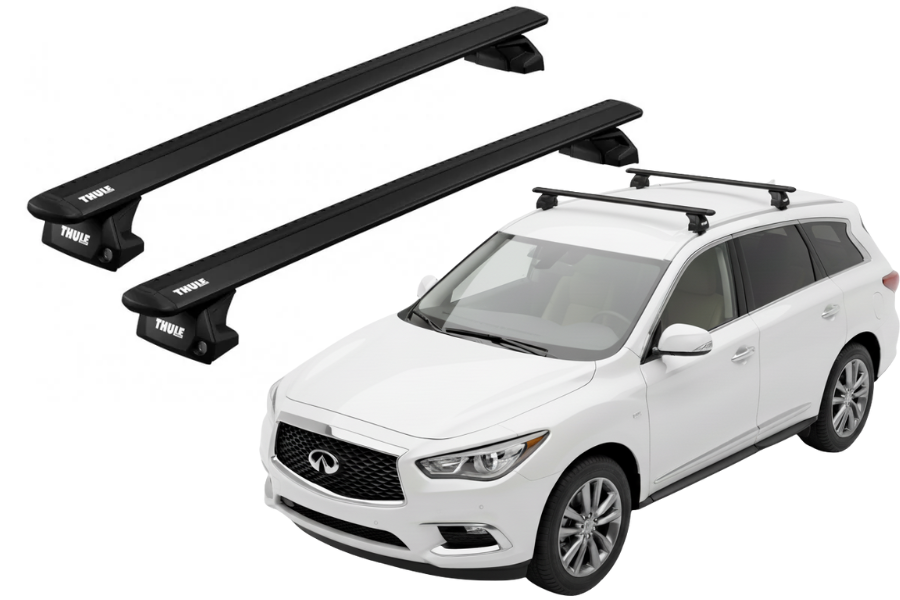 Barras THULE EVO WingBar para autos INFINITI QX60 desde 2015 - 2021 negro