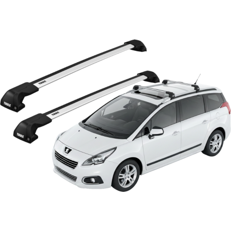 Barras THULE EDGE Flush para autos PEUGEOT 5008 2009 a 2017