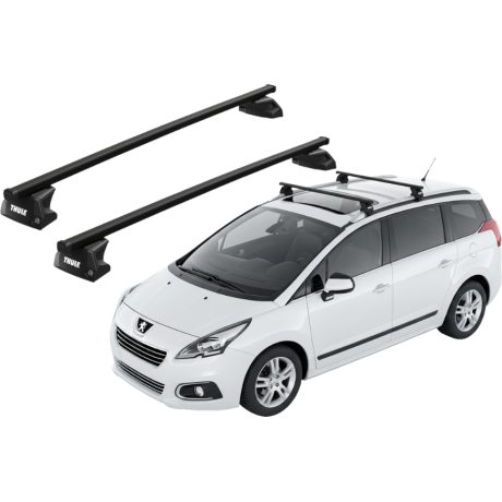 Barras THULE EVO SquareBar para autos PEUGEOT 5008 2009 a 2017