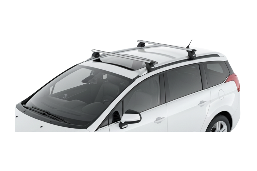 Barras THULE EVO WingBar para autos PEUGEOT 5008 2009 a 2017