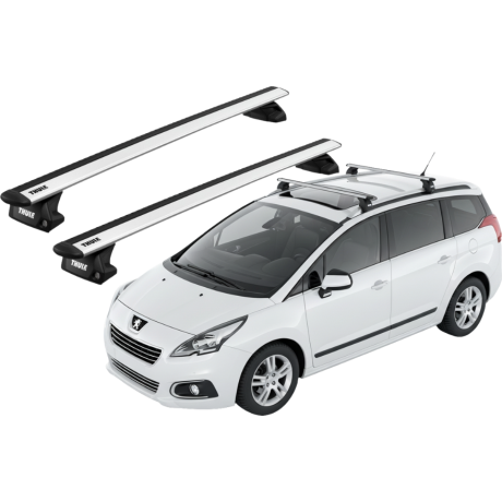 Barras THULE EVO WingBar para autos PEUGEOT 5008 2009 a 2017