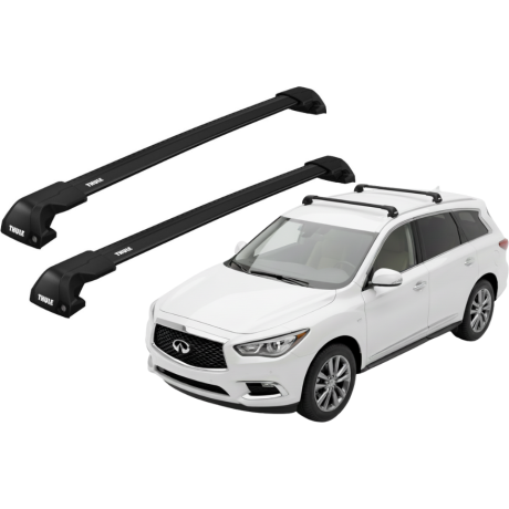 Barras THULE EDGE Flush para autos INFINITI QX60 desde 2015 - 2021 negro