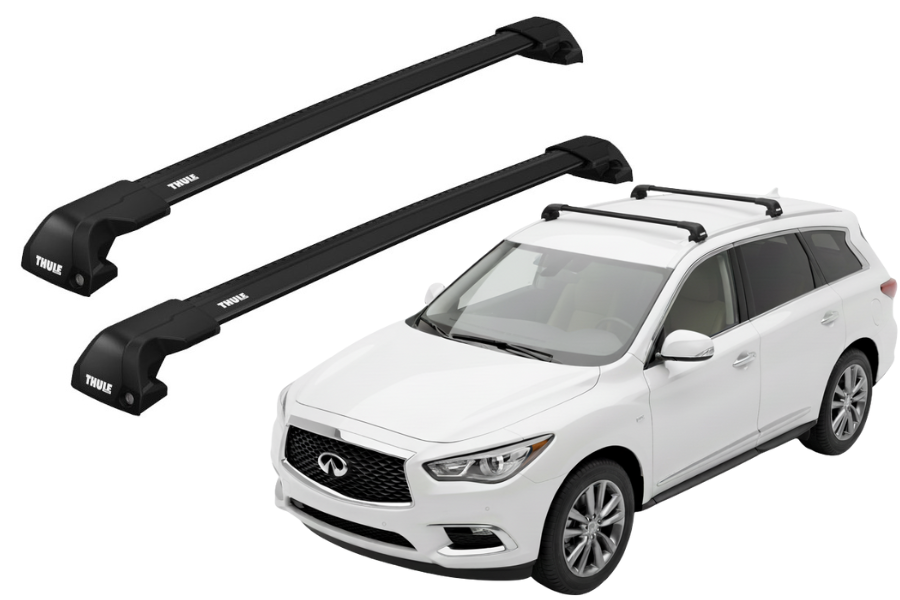 Barras THULE EDGE Flush para autos INFINITI QX60 desde 2015 - 2021 negro