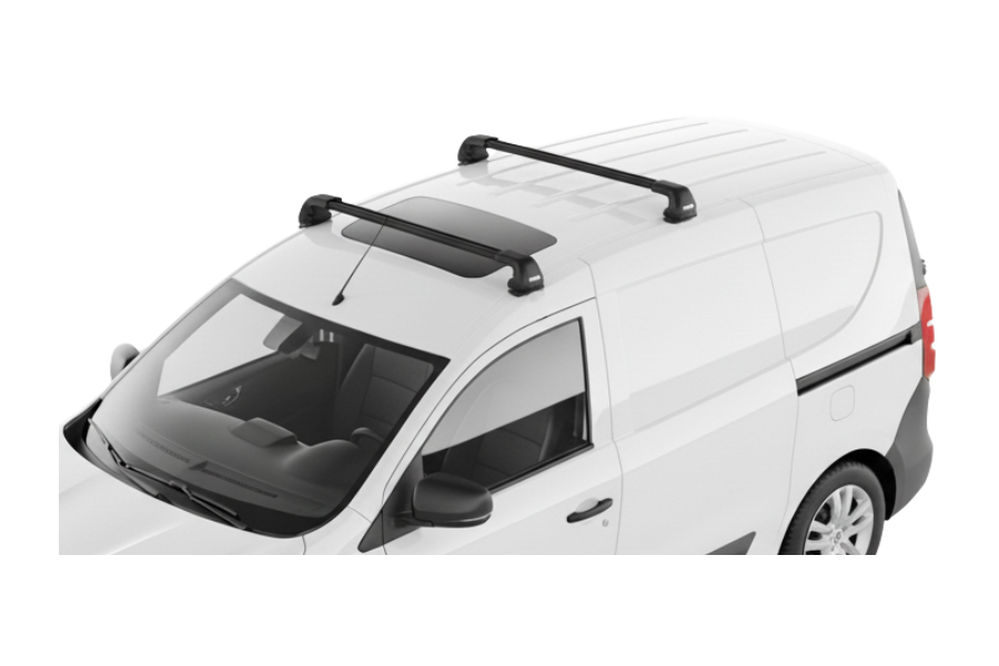 Barras THULE EDGE Flush para Van RENAULT Express desde 2021 - 2023 negro