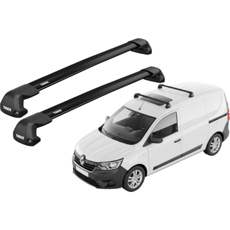 Barras THULE EDGE Flush para Van RENAULT Express desde 2021 - 2023 negro