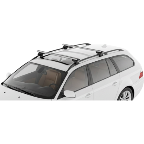 Barras THULE EVO WingBar para autos BMW 5-Series Touring (E61) 2004 a 2010