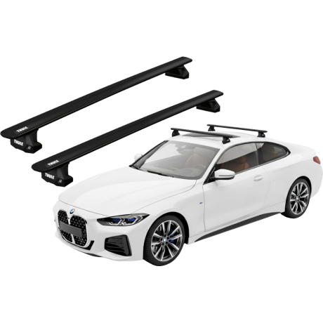 Barras THULE EVO WingBar para autos BMW 4-Series (G22) desde 2021 negro