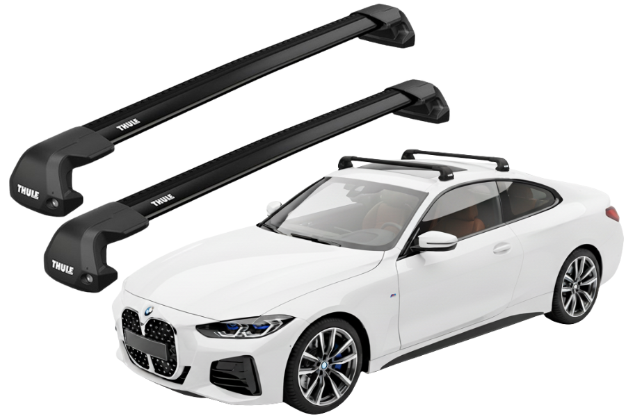 Barras THULE EDGE Flush para autos BMW 4-Series (G22) desde 2021 negro