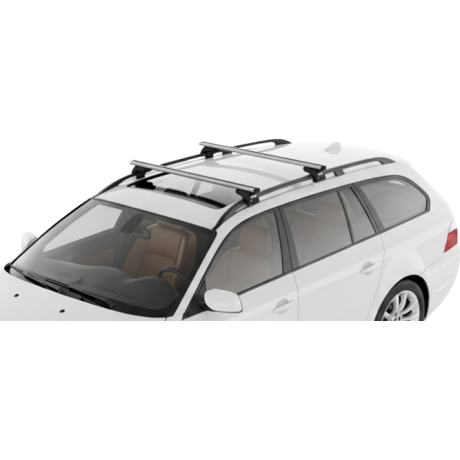 Barras THULE SmartRack XT AluBar para autos BMW 5-Series Touring (E61) 2004 a 2010