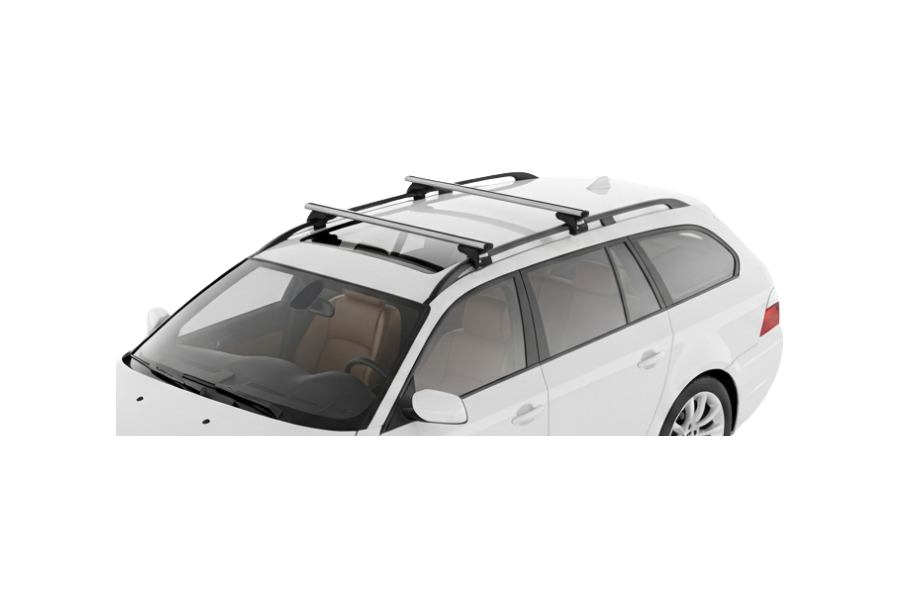 Barras THULE SmartRack XT AluBar para autos BMW 5-Series Touring (E61) 2004 a 2010
