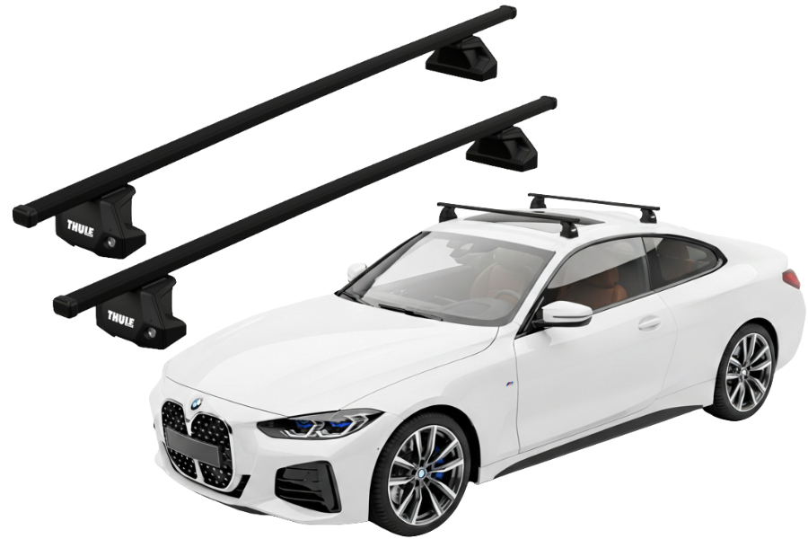 Barras THULE EVO SquareBar para autos BMW 4-Series (G22) desde 2021
