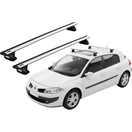 Barras THULE EVO WingBar para autos RENAULT Megane 2003 a 2008