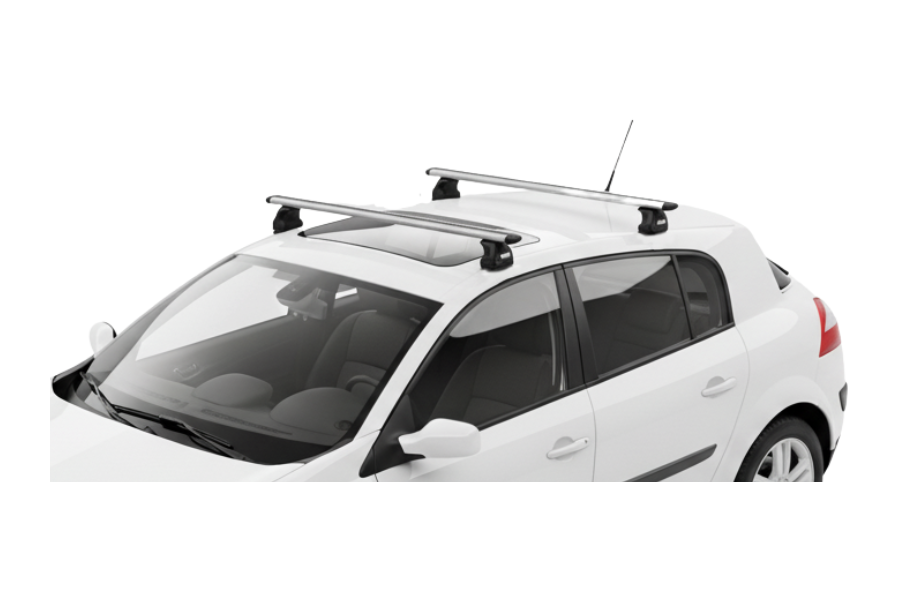 Barras THULE EVO WingBar para autos RENAULT Megane 2003 a 2008