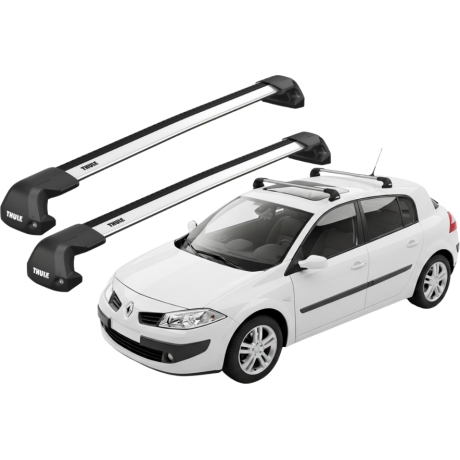 Barras THULE EDGE Flush para autos RENAULT Megane 2003 a 2008