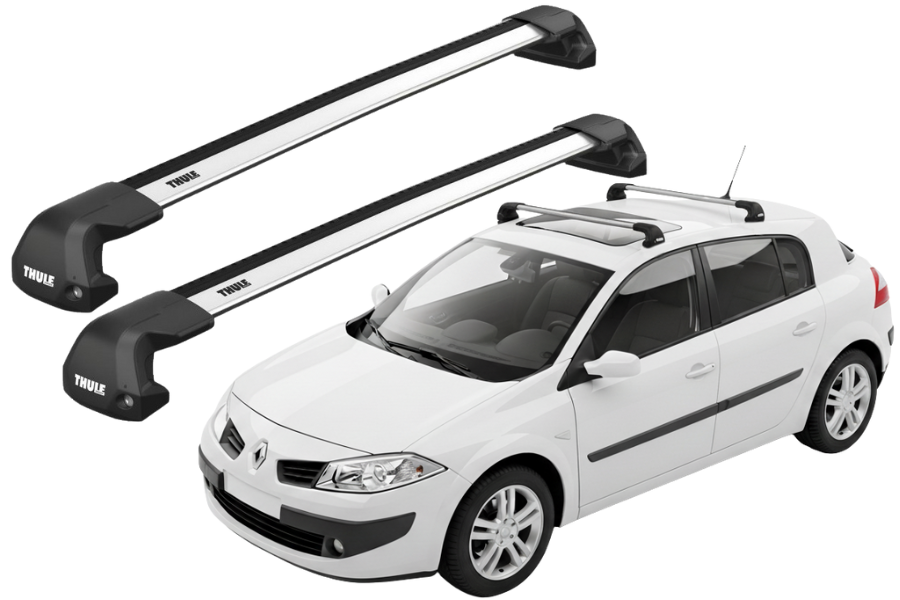 Barras THULE EDGE Flush para autos RENAULT Megane 2003 a 2008