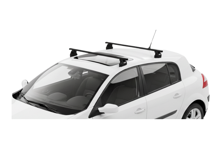 Barras THULE EVO SquareBar para autos RENAULT Megane 2003 a 2008