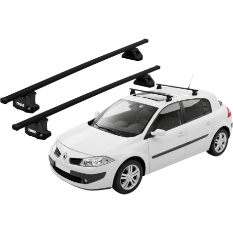 Barras THULE EVO SquareBar para autos RENAULT Megane 2003 a 2008