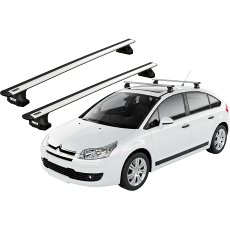 Barras THULE EVO WingBar para autos CITROEN C4 2005 a 2009