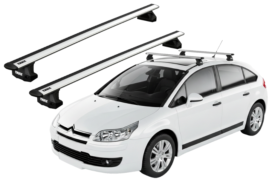 Barras THULE EVO WingBar para autos CITROEN C4 2005 a 2009