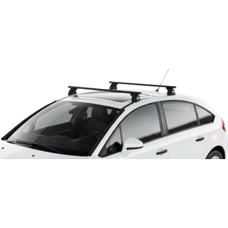 Barras THULE EVO SquareBar para autos CITROEN C4 2005 a 2009