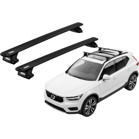 Barras THULE EVO WingBar para autos VOLVO XC40 desde 2018 - 2024 negro