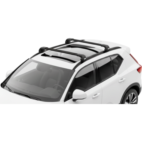 Barras THULE EDGE Flush para autos VOLVO XC40 desde 2018 - 2024 negro