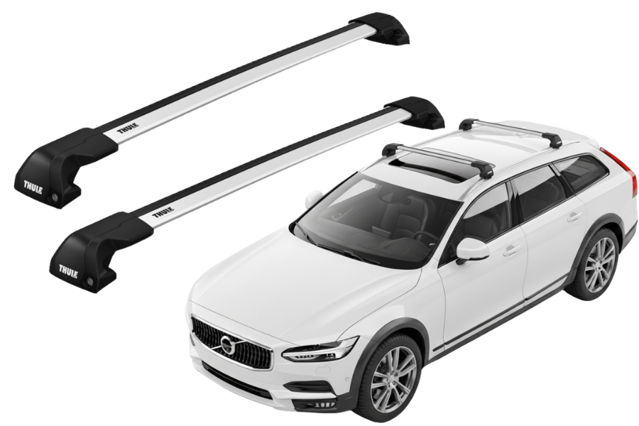 Barras THULE EDGE Flush para autos VOLVO V90 Cross Country desde 2017 - 2022