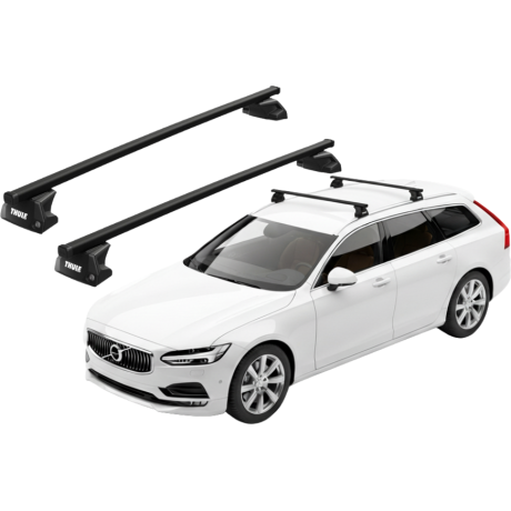 Barras THULE EVO SquareBar para autos VOLVO V90 desde 2016 - 2020