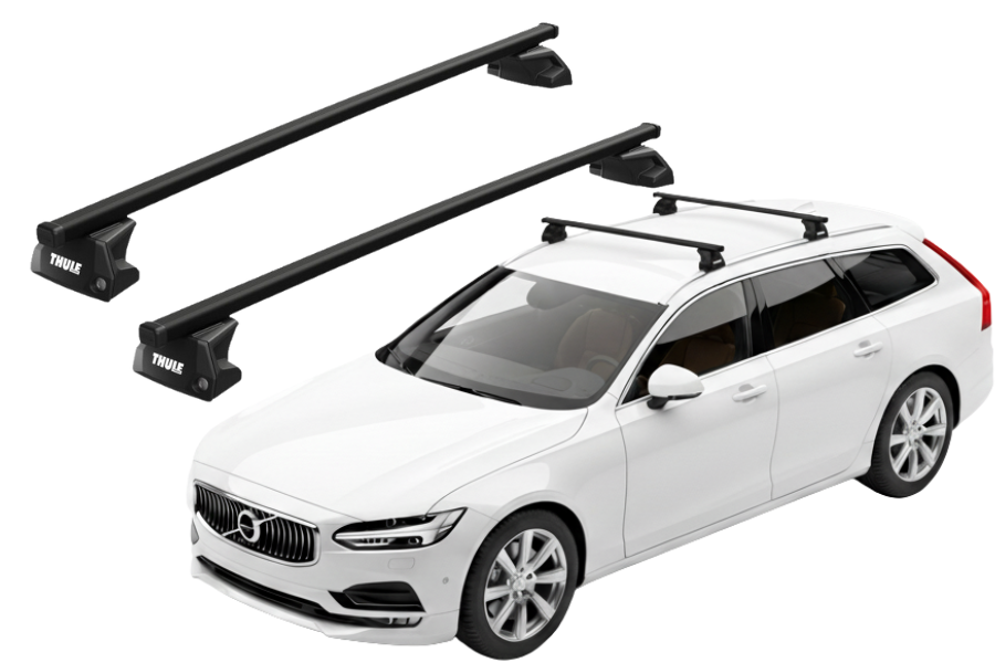 Barras THULE EVO SquareBar para autos VOLVO V90 desde 2016 - 2020