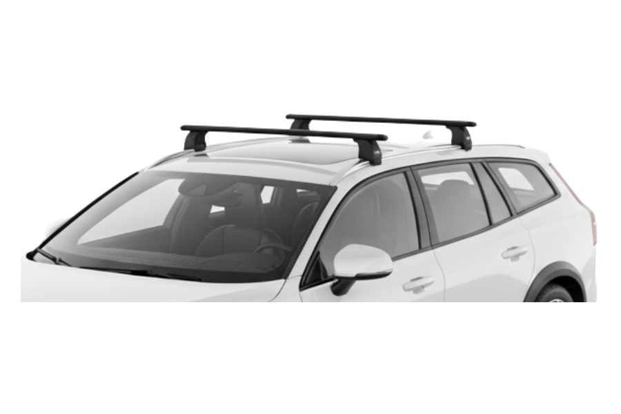 Barras THULE EVO WingBar para autos VOLVO V60 Cross Country desde 2019 - 2024 negro