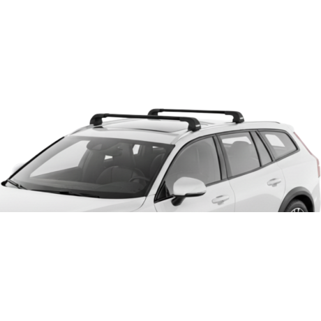 Barras THULE EDGE Flush para autos VOLVO V60 Cross Country desde 2019 - 2024 negro