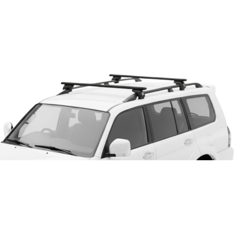 Barras THULE EVO WingBar para autos MITSUBISHI Montero Sport 2006 a 2008 negro